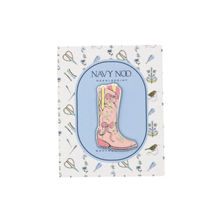 Pink Bow Boot Needle Minder