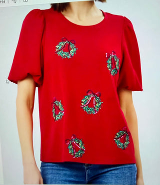 Tina Top - Berry Wreath