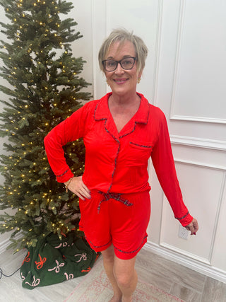 Sweet Dreams Pajama Set - Red