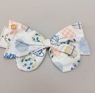 Fabric Bow - Easter Eggs