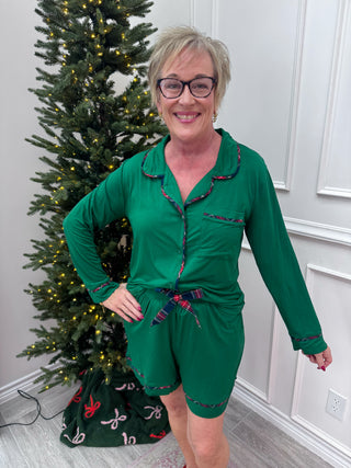 Sweet Dreams Pajama Set - Green