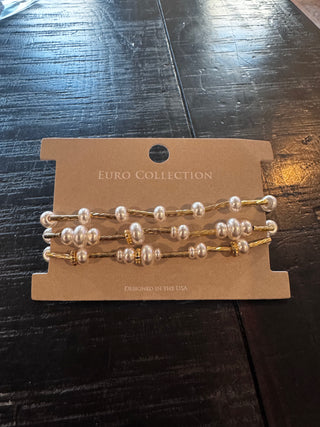 Harvest Moon Pearl Bracelets