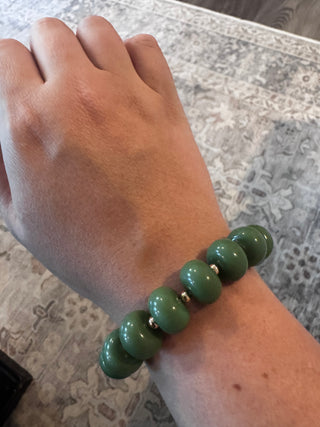 Cinnamon Glow Bracelet - Green