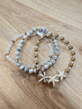 Salt Water Bracelet Set - Ivory