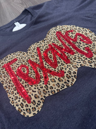 Texans Leopard Applique