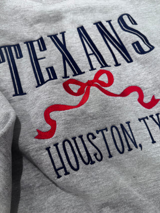 Texans Side Bow Sweatshirt