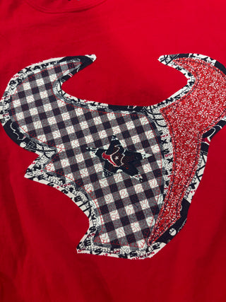 Texans Quilted Applique: Comfort Colors