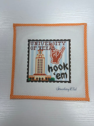 Hook 'Em Stamp Canvas