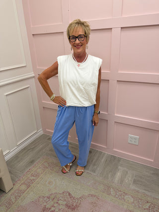 Cozy Comfort Pant - Perry Blue