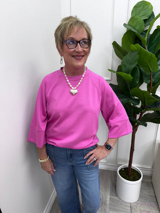 All Day Ease Top - Peony