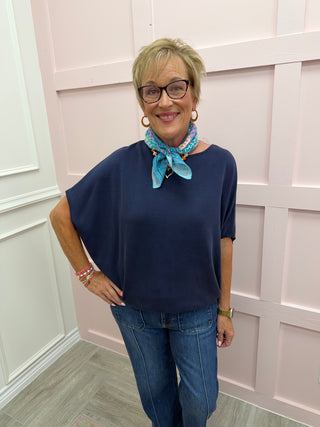 All Day Scuba Top - Navy