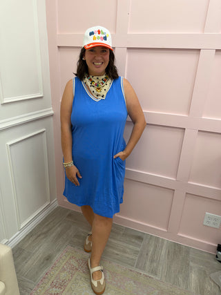 Airloom Dress - Ocean Blue