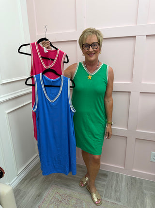 Airloom Dress - Hot Pink