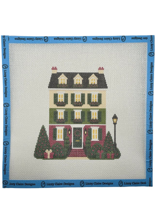 Christmas Happy House Canvas