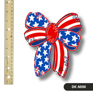 DK Designs: Patriotic Bow Mini