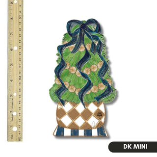 Dk Designs: Navy and Gold Christmas Tree