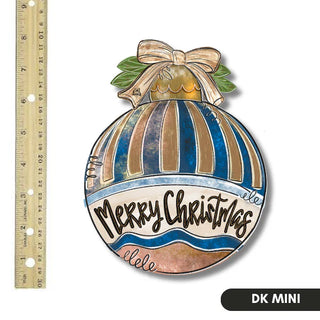 Dk Designs: Navy and Gold Bulb Mini