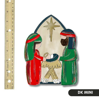 Dk Designs: Red and Green Nativity Mini