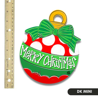 Dk Designs: Red Dot Christmas Bulb Mini
