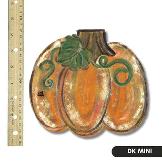 Dk Designs: Gold Pumpkin Mini