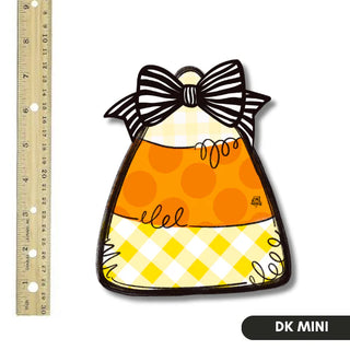 Dk Designs: Candy Corn Bow Mini