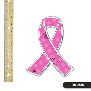 Dk Designs: Pink Awareness Ribbon Mini