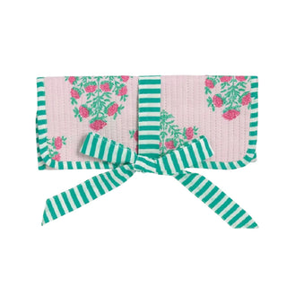 Block Print Jewelry Roll - Blush
