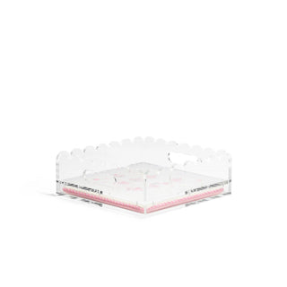 Scallop Acrylic Tray 8x8