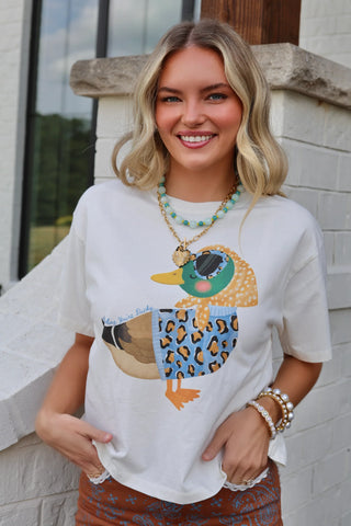 Darling, You're Ducky Crop Tee