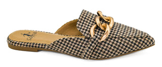 Corky's: Playin For Keeps - Black Tan Houndstooth