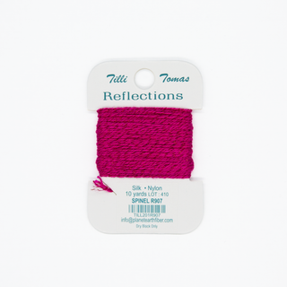 Reflections silk and metallic thread in Spinel