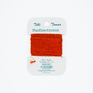 Reflections silk and metallic thread in Aura