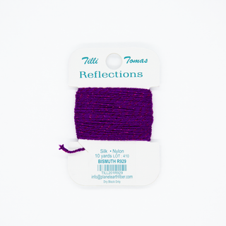 Reflections silk and metallic thread in Bismuth