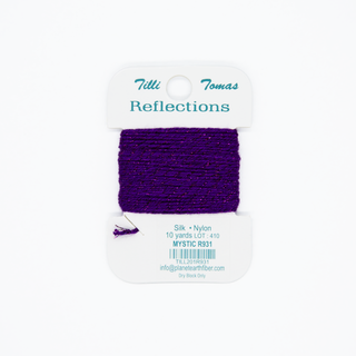 Reflections silk and metallic thread in Mystic
