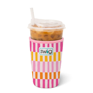 SWIG: Iced Cup Coolie Medium - Sherbet Stripe