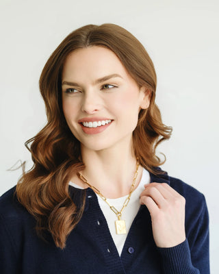 Bird Bam Mahjong Large Paperclip Necklace