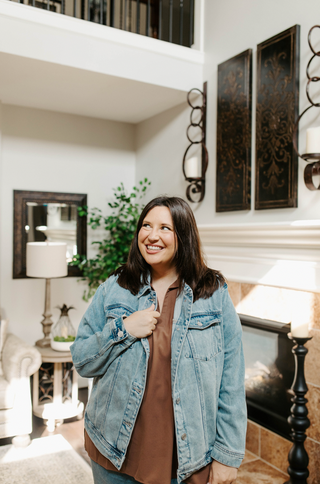 Classic Mid Length Denim Jacket