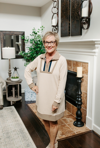 It's A Beige Fall Dress