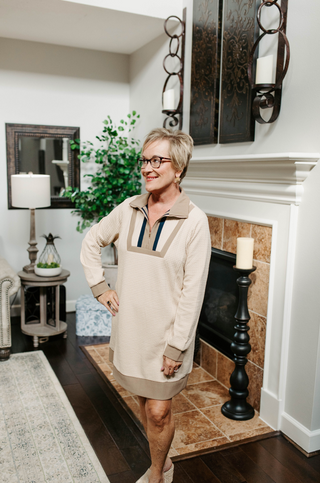 It's A Beige Fall Dress