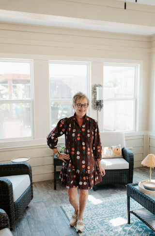 Mocha Meadow Dress
