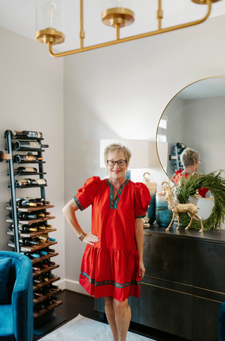 Candy Cane Charm Dress - Red