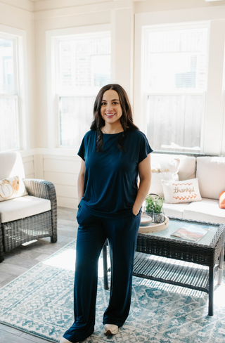 Comfy Cozy Set - Navy