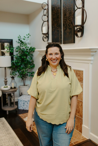 Meadow Grace Top - Sage