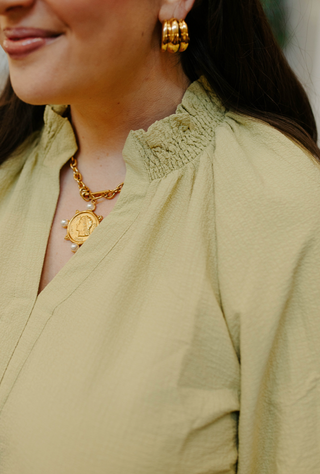 Meadow Grace Top - Sage