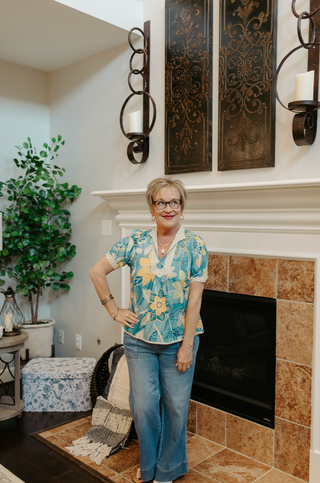 Sweetest Day Ever Top - Lagoon Mix