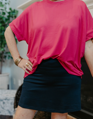 Uptown Luxe Skort - Midnight