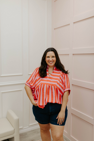 Spring Charm Striped Top