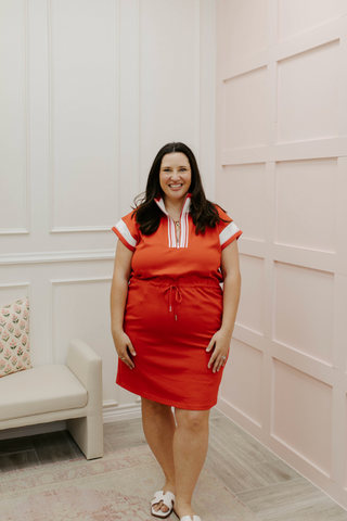 Downtown Darling Dress - Red