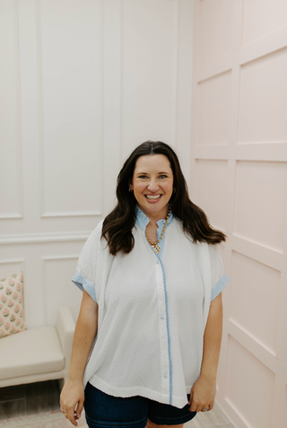 The Camille Jacquard Top