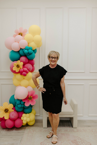 Willow Scallop Dress - Black